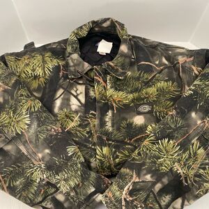 Dickies Coverall Men’s 2XL Green Insulated One Piece Hunting Warm Zip Vanish